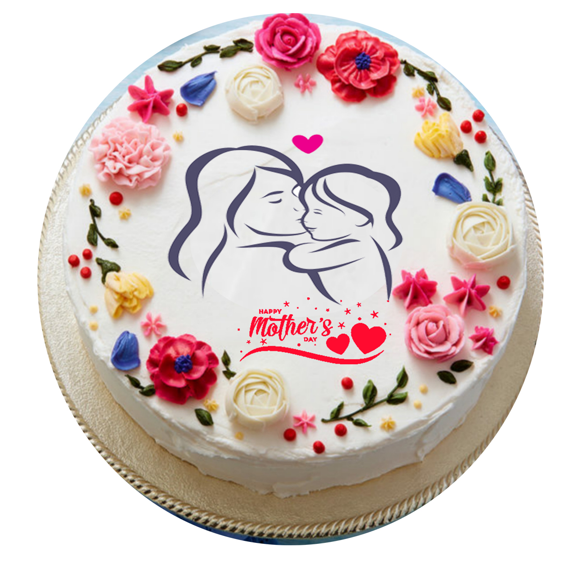 Buy 1st birthday Cake With Crown | Order Now | Online Cake Delivery | The  French Cake Company