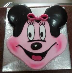 2 Kg Minnie Mouse Face cake