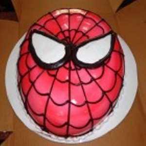 1.5 Kg Spiderman Face cake